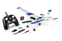 Carson 500505034 RC Sportflugzeug 2,4 GHz 100% RTR blau - ferngesteuertes Flugmodell,Flugzeug,Robustes RTF (Ready to Fly) Modell für Einsteiger,inkl. Batterien und Fernsteuerung - 1