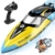 DEERC ferngesteuerte Boote mit Bürstenlosen Motor 2212,30+km/h RC Boot mit Alarmfunktion, 2,4 GHz Rennboot mit LED-Leuchten für Meere, Pools und Seen,Speedboot-Spielzeug für Kinder&Erwachsene - 1