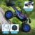 DEERC Große ferngesteuerte Autos 1:8 Off-Road-Monstertruck mit Realistischem Klang, 2,4 GHz 4WD Rock Crawler Spielzeug für jedes Gelände, 2 Batterien für 80 Minuten Spielen - 8
