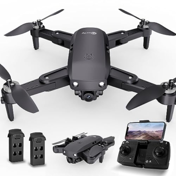 GPS Drohne mit Kamera für Erwachsene 4K HD Camera Drone mit Bürstenlosem Motor Auto Rückkehr nach Hause 5G WiFi Übertragung Faltbar FPV RC Quadcopter UAV Höhe Halten Follow Me 36 Min - 1