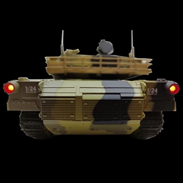 HBS Hubsons® RC Abrams M1A1 Kampf-Panzer mit Sound, Maßstab 1:24 und 2 Gefechtssystemen/Infrarot- und 6mm Schuss - 4