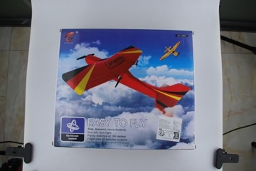Henakmsl RC Flugzeug, 2 CH ferngesteuertes Flugzeug 2.4GHz RC Flugzeug rtf für Anfänger, Kinder und Erwachsene, Performance Upgrade Flugzeug Spielzeug mit USB-Aufladung rot - 8