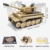 HOGOKIDS Technik Ferngesteuert Panzer Spielzeug für Kinder - 993 Teiles 3 Kanäle WW2 1:32 Tiger Tank Militär mit App Fernbedienung Dual Control Bauspielzeug Geschenke für 8 9 10+ Jahren Jungen Mädchen - 8