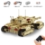 Mould King 20011 Technik Panzer Modell Bausteine, 3296 Teile Technologie Bausatz für Erwachsene und Kinder, Ferngesteuert Tank mit Fernbedienung und App Dual Control - 2