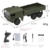 OnundOn RC LKW Ferngesteuert 1:16 Fernbedienung Auto Modell Militär Spielzeug RC Army Truck 2,4G 6WD Q64 Simulation Transporter Ferngesteuerter LKW LASTWAGEN Grün - 2