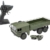 OnundOn RC LKW Ferngesteuert 1:16 Fernbedienung Auto Modell Militär Spielzeug RC Army Truck 2,4G 6WD Q64 Simulation Transporter Ferngesteuerter LKW LASTWAGEN Grün - 1
