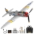 P47 RC Flugzeug,2.4G 4 Kanal Thunderbolt Fighter Ferngesteuertes Flugzeug Kunstflugzeug Modell Spielzeug mit Gyro System für Anfänger Kinder Erwachsene - 1