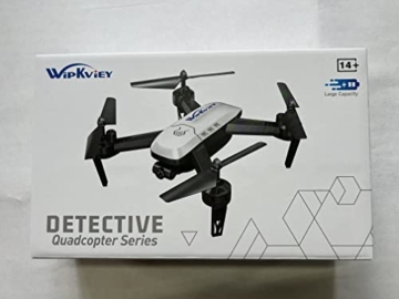 Wipkviey T6 Drohne mit kamera 1080p hd, WiFi FPV drone für Anfänger, RC Quadcopter mit 2 Batterien, Schwerkraft Sensor, Flip mode, Abflug/Landung mit einer Taste, One Taste Ruckkehr, Headless Mode - 10